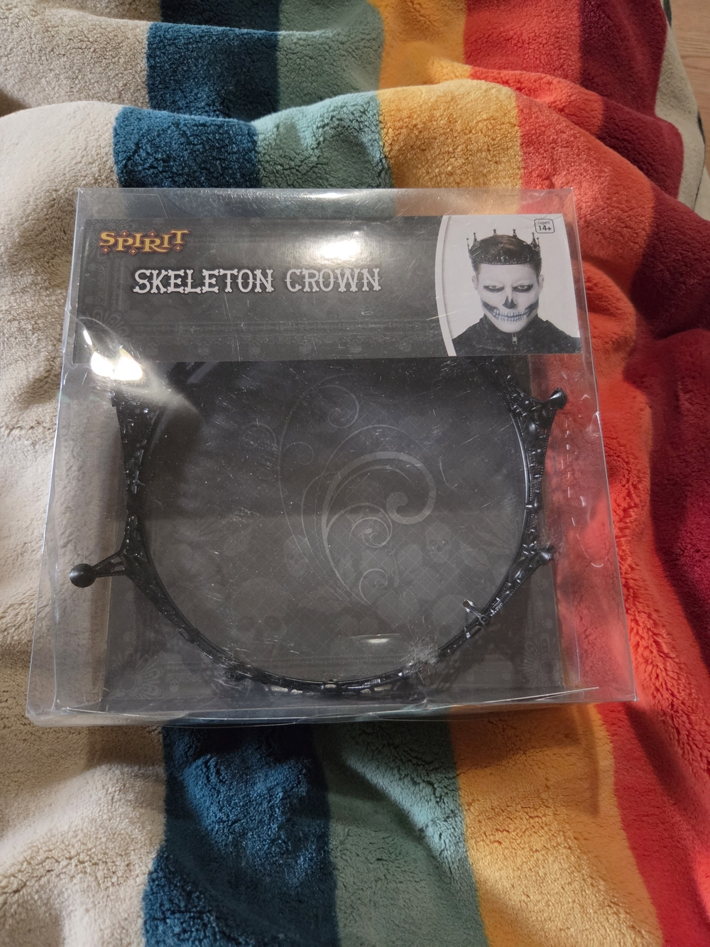 Spirit Black Skeleton Crown Headpiece